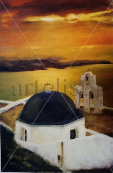 Grecia Oil Canvas Landscaping