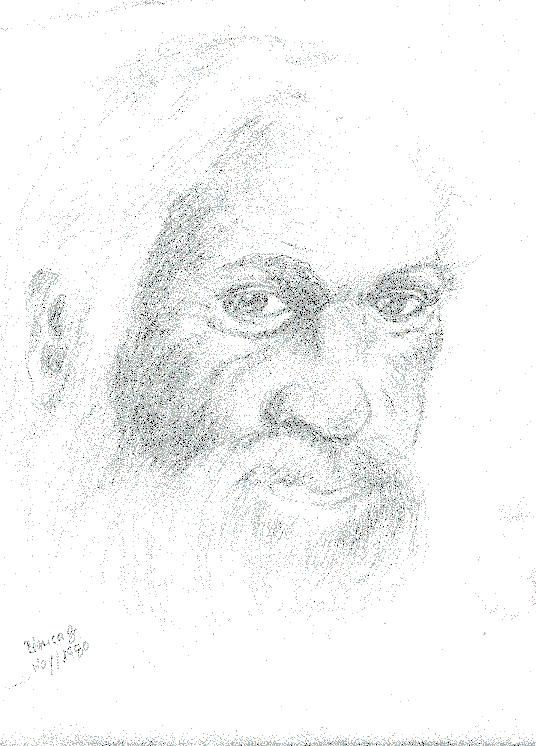 Retrato de Miguel Angel