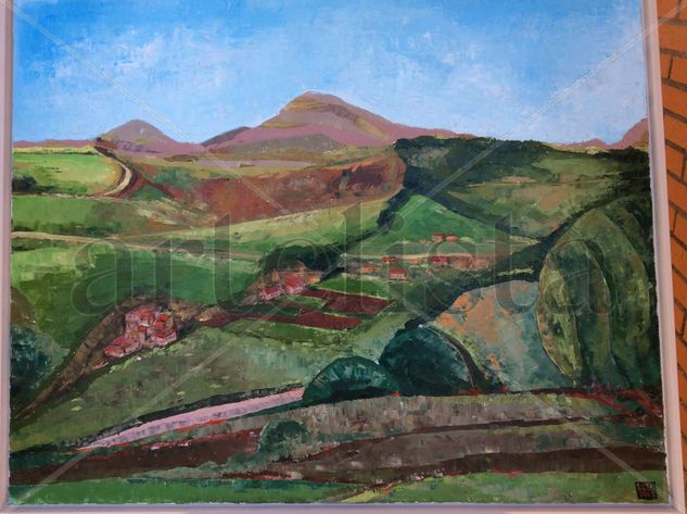 Paisaje asturiano Oil Canvas Landscaping