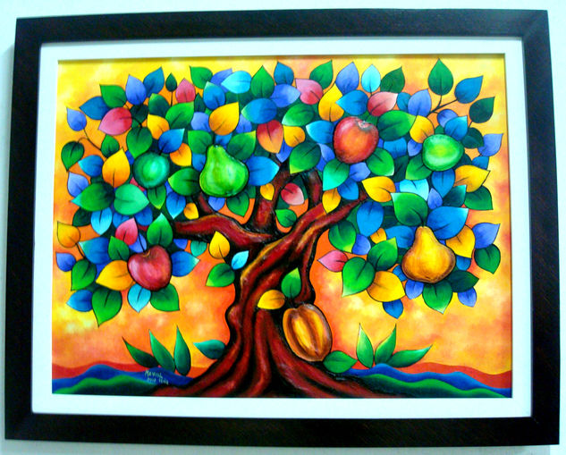 arbol de la vida Oil Canvas Still Life Paintings