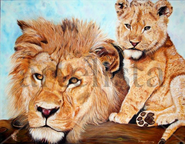 Hijos de Africa Oil Canvas Animals