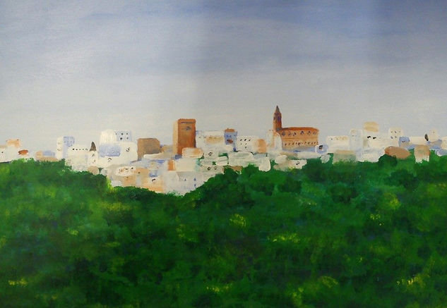 Vejer de la frontera Acrylic Paper Landscaping