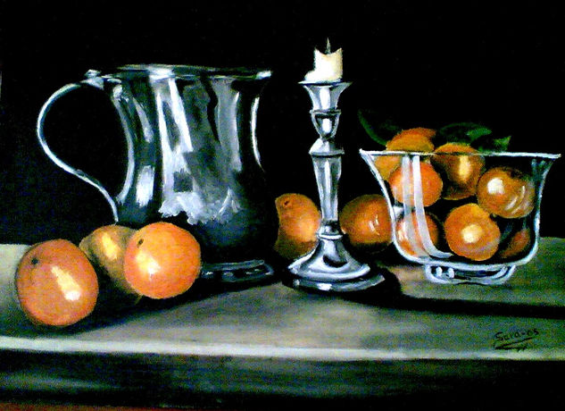 Bodegon Oil Panel Still Life Paintings