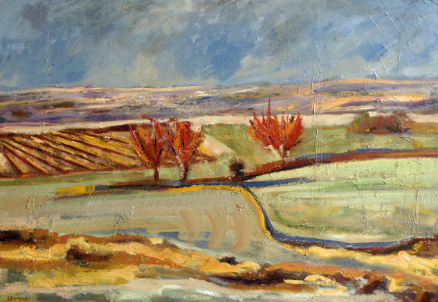 Paisaje castellano Oil Canvas Landscaping