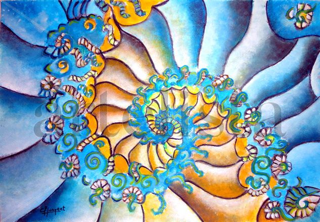 ESPIRAL FRACTAL  - GAUDÍ Acrylic Paper Others