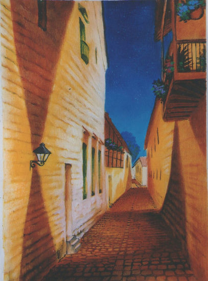 CALLE DE LAS TRAMPAS 1 Oil Canvas Landscaping