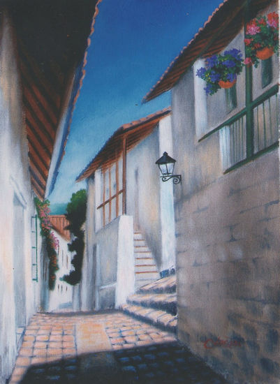 CALLE DE LAS TRAMPAS 2 Oil Canvas Landscaping