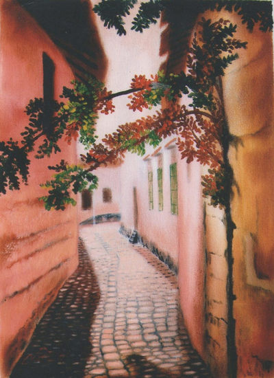 CALLE DE LAS TRAMPAS 4 Oil Canvas Landscaping