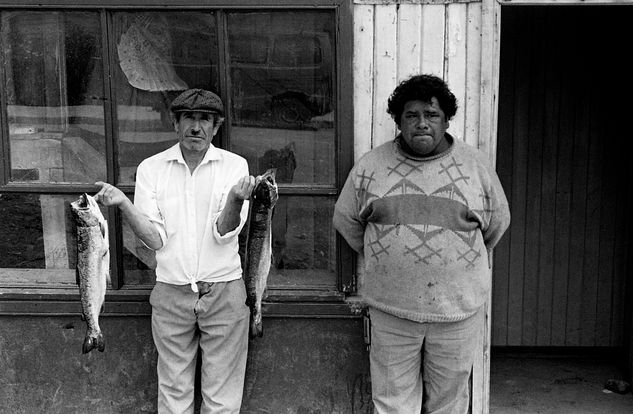 Pescadores Retrato Blanco y Negro (Química)