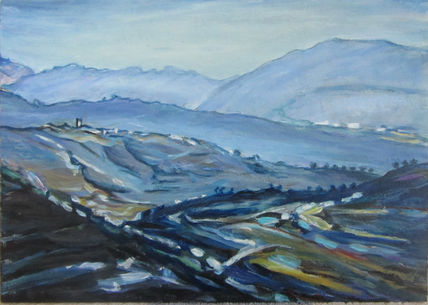 Vistas al valle de...