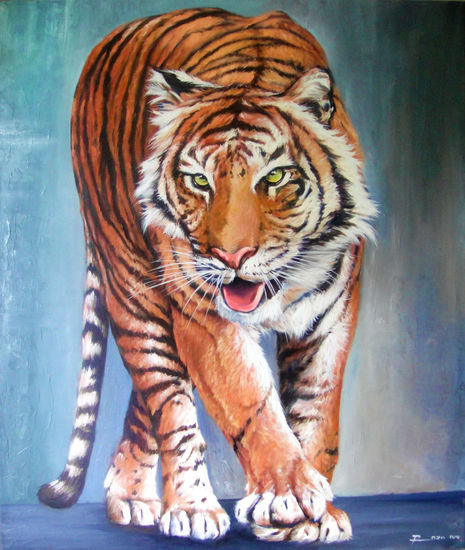 El Tigre Oil Textile Animals