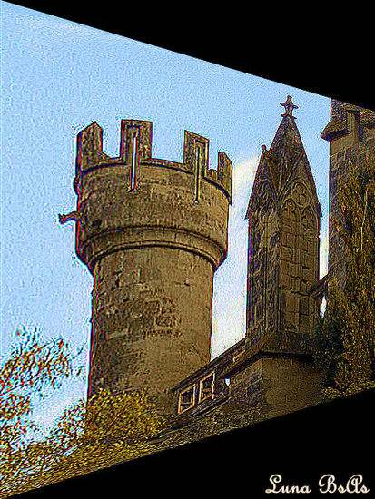 Castillos medievales Arquitectura e interiorismo Color (Digital)