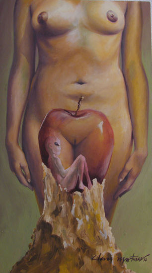 Vida Acrylic Panel Nude Paintings