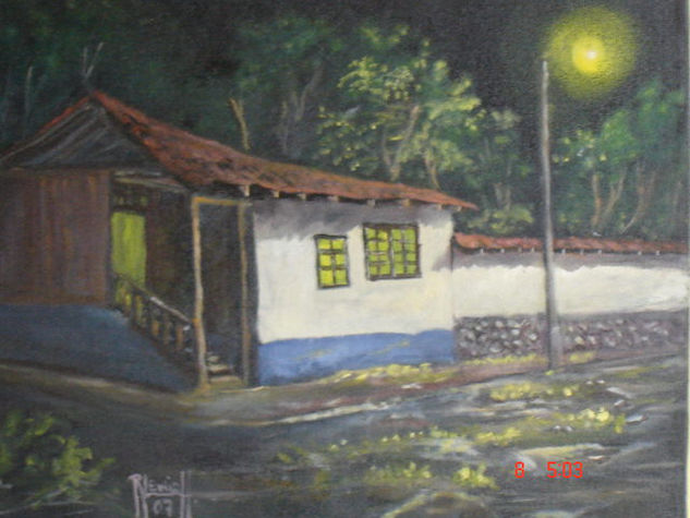 Noche Herediana Óleo Lienzo Paisaje