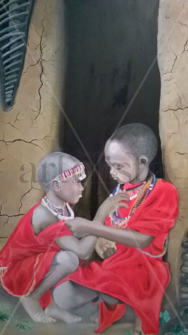 niñas africanas mosai