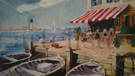 Paisaje marina