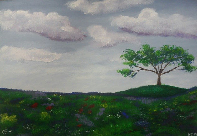 Paisaje XIV Acrylic Paper Landscaping