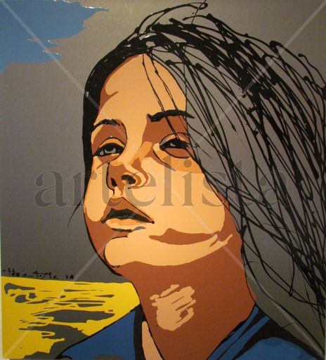 A portrait of a child