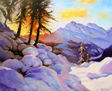 landscape mountain sunrise