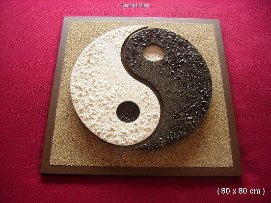 Yin y yang Stone Figurative