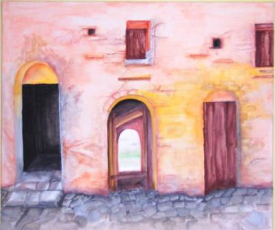 Puertas de Tunez Oil Canvas Landscaping