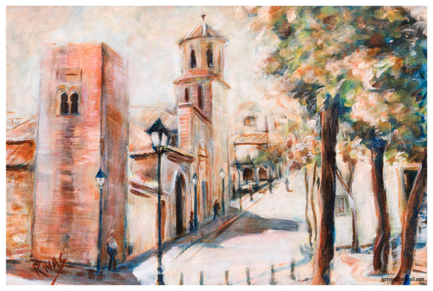 La Magdalena Acrylic Canvas Landscaping