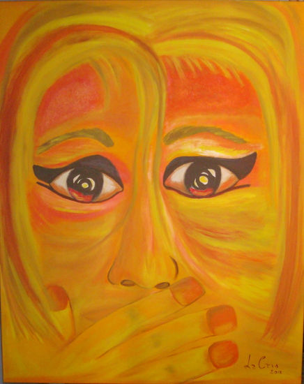 Silencio Oil Canvas Portrait