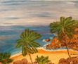 Las palmeras y el mar