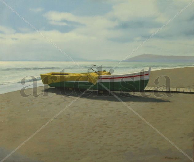 Barca en la playa