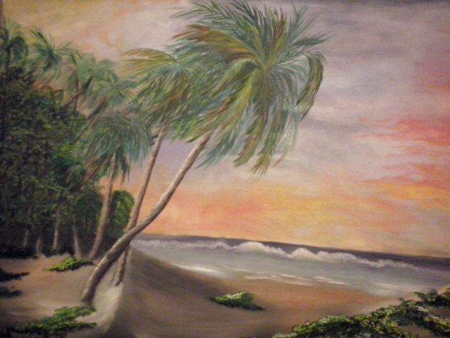 atardecer Oil Canvas Landscaping