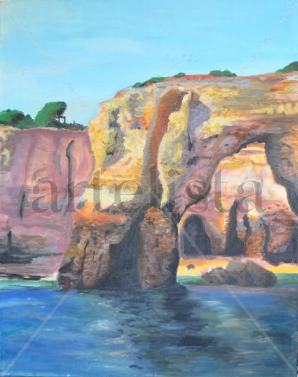 Albufeira Oil Canvas Landscaping