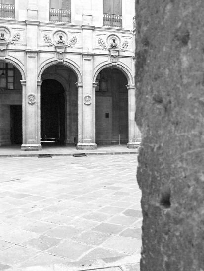 En Palacio Nacional Arquitectura e interiorismo Blanco y Negro (Digital)