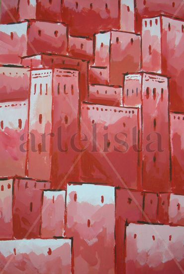 AIT BEN HADDOU Oil Canvas Landscaping