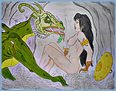 La guerrera y el dragon.