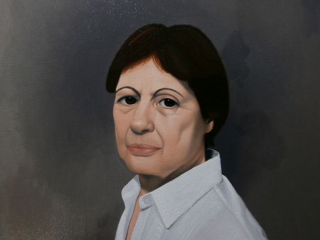 Retrato de María Luz (detalle) Oil Canvas Portrait