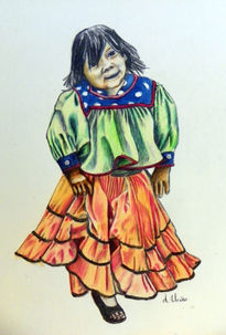 Niña tarahumara