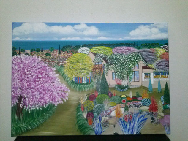 Casa Acrylic Canvas Landscaping