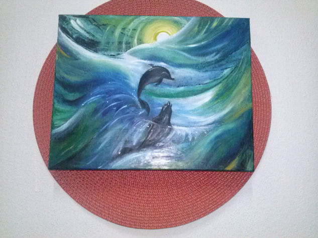 Amor y Fidelidad Oil Canvas Marine Painting