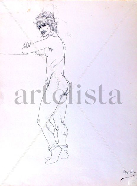 Hombre desnudo con...