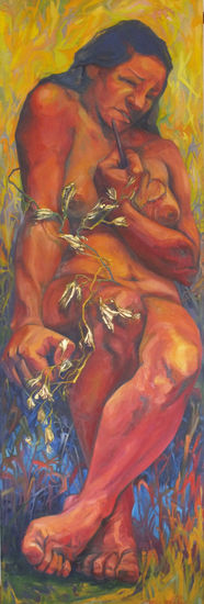 Corazones 2 Oil Canvas Figure Painting