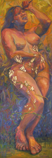 Corazones 1 Oil Canvas Figure Painting