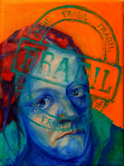 Frágil 3 Oil Canvas Figure Painting