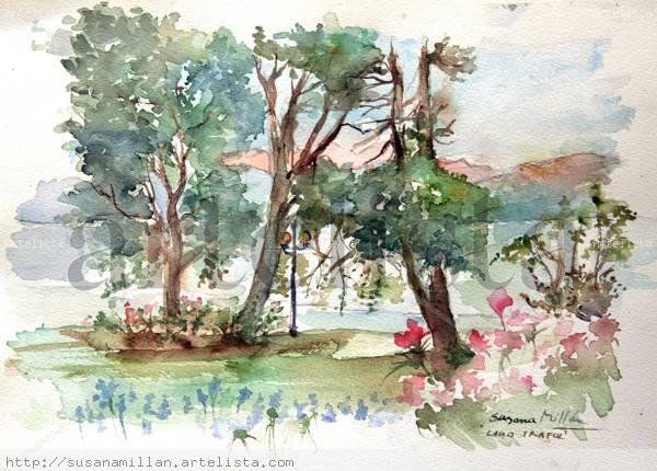 Lago TRAFUL Watercolour Paper Landscaping