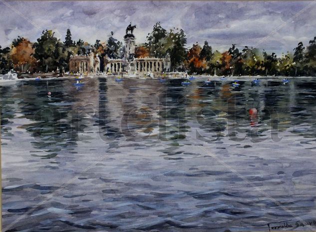 El Retiro Watercolour Paper Landscaping