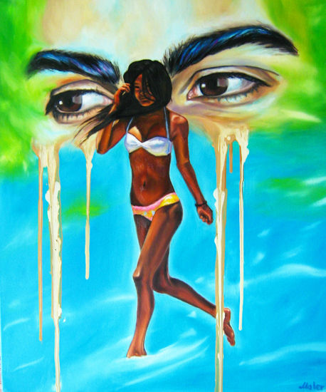 Mojito Oil Canvas Nude Paintings