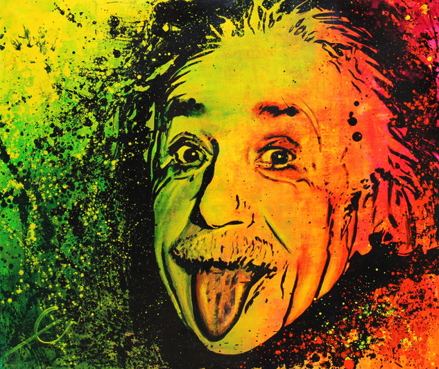 Albert Einstein Acrílico Otros Retrato