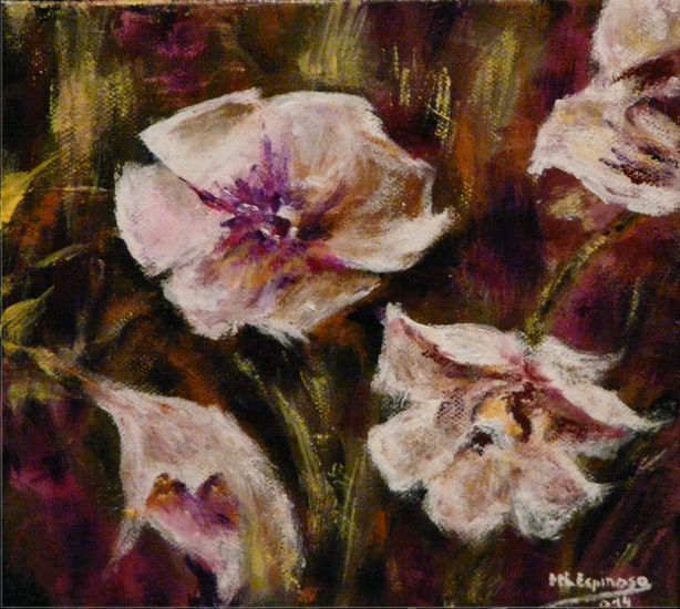 florea 2 Acrylic Canvas Floral Painting