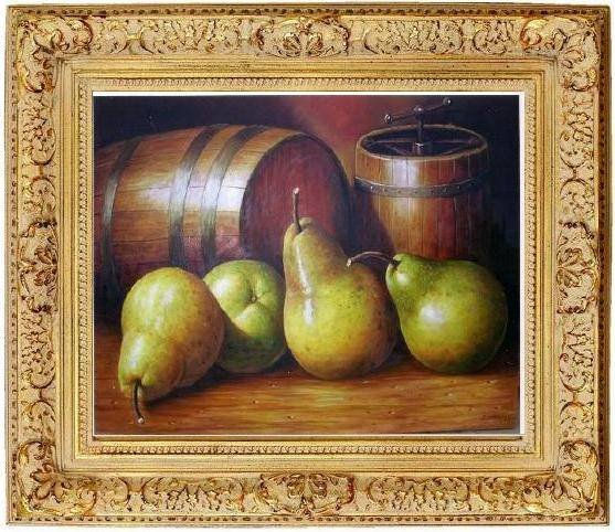 barricas y peras Oil Canvas Landscaping