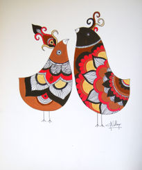 Pareja de pajaros