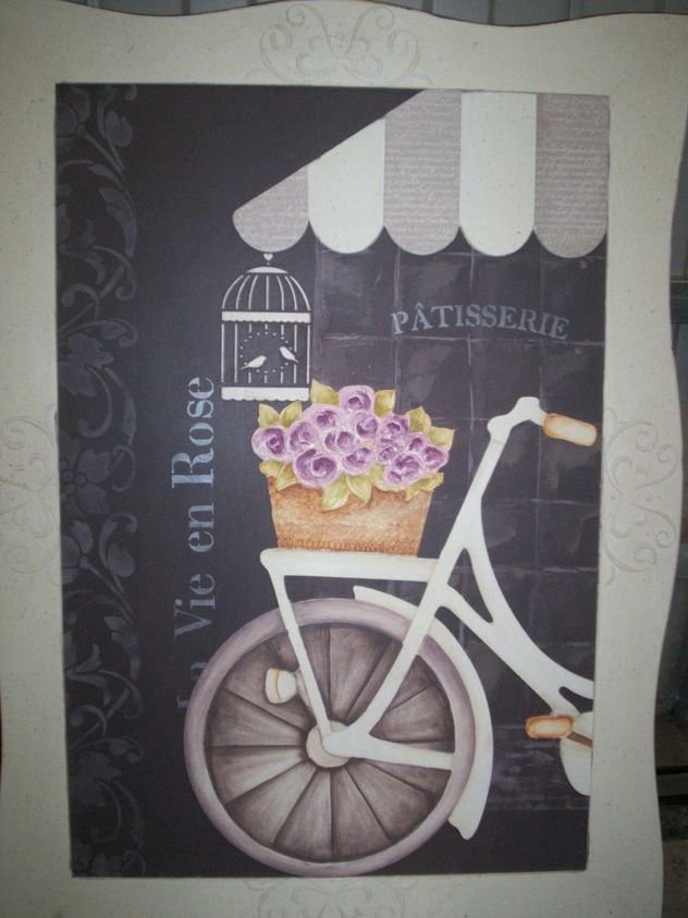 bicicleta con flores
